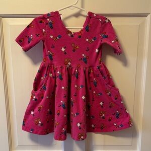 Hanna Andersson Pink Floral Kids Dress